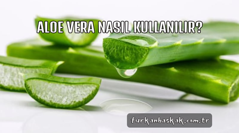 Aloe Vera nasıl kullanılır
